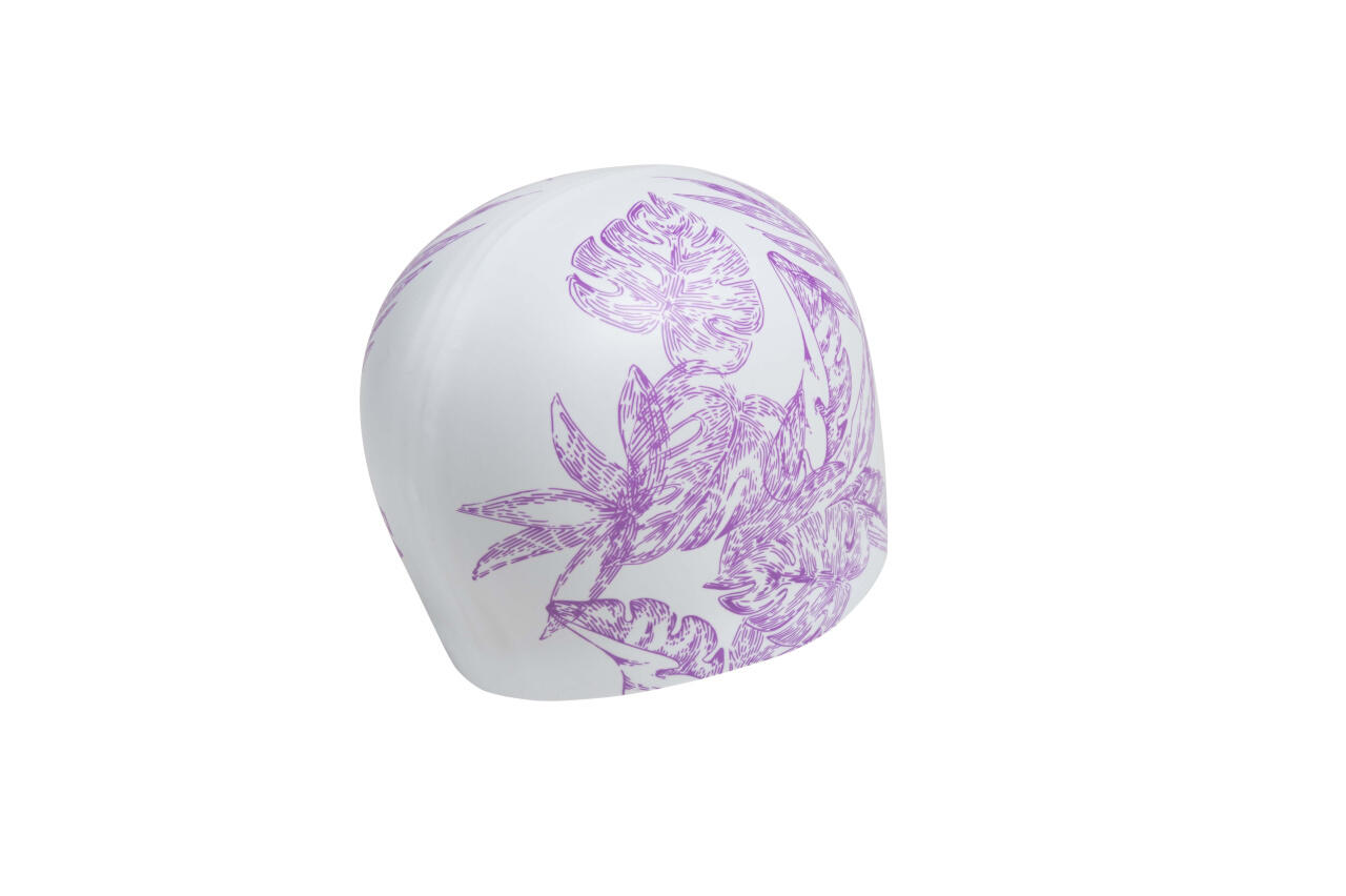 Bonnet de bain Blanc/Violet Femme Arena Sirene 5/7