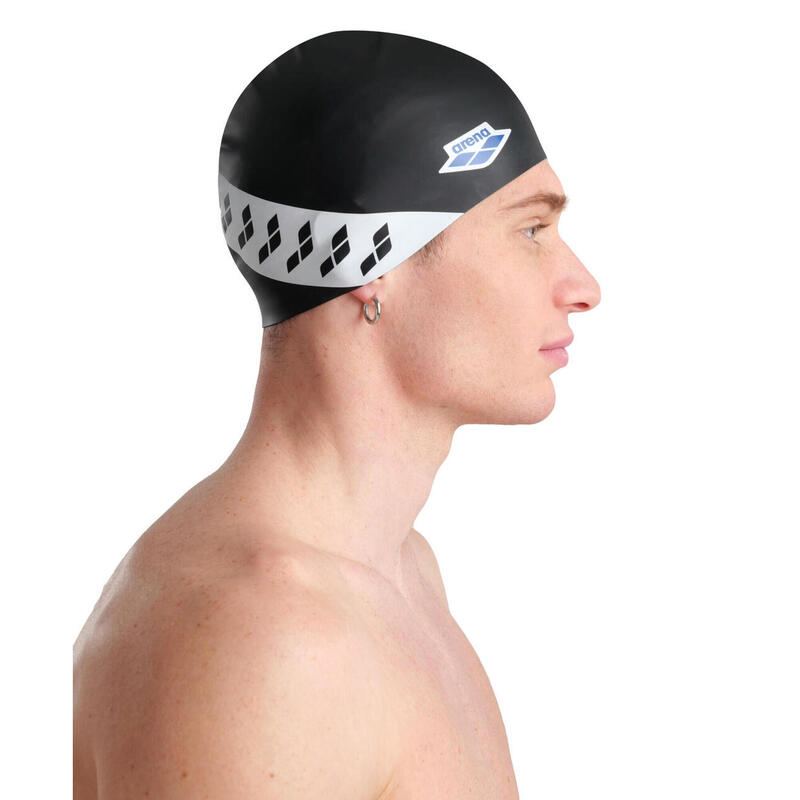 Touca de natação Arena Icons Team Stripe Swim Cap