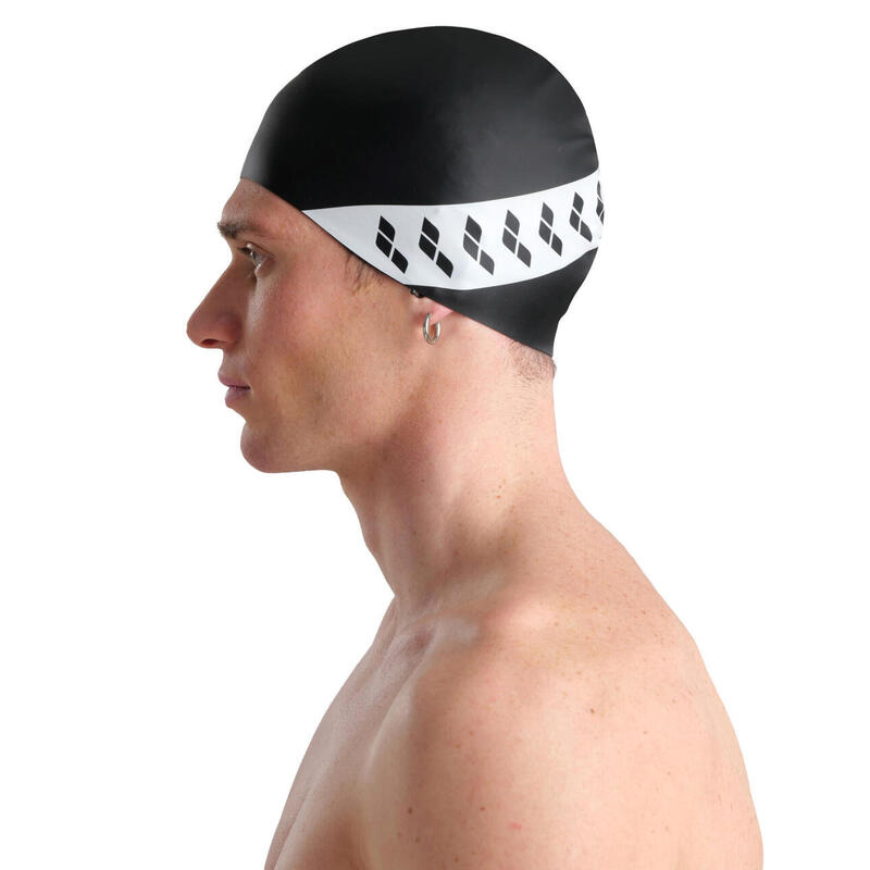 Touca de natação Arena Icons Team Stripe Swim Cap