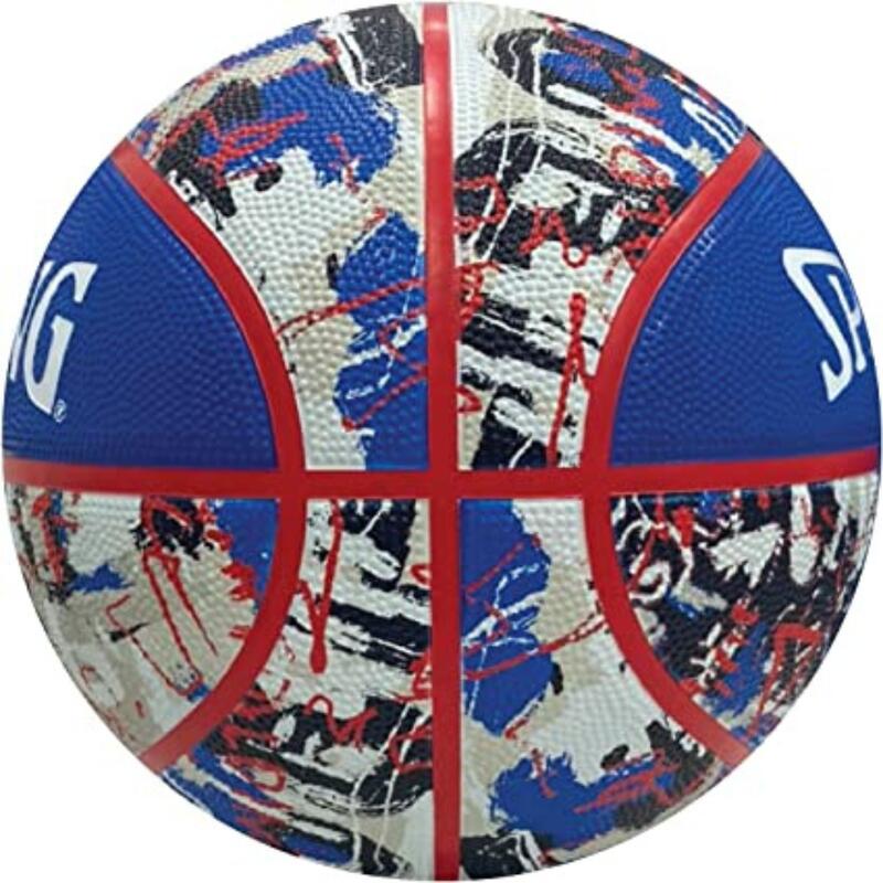 Balón de Baloncesto Spalding Blue Red Graffiti Talla 7