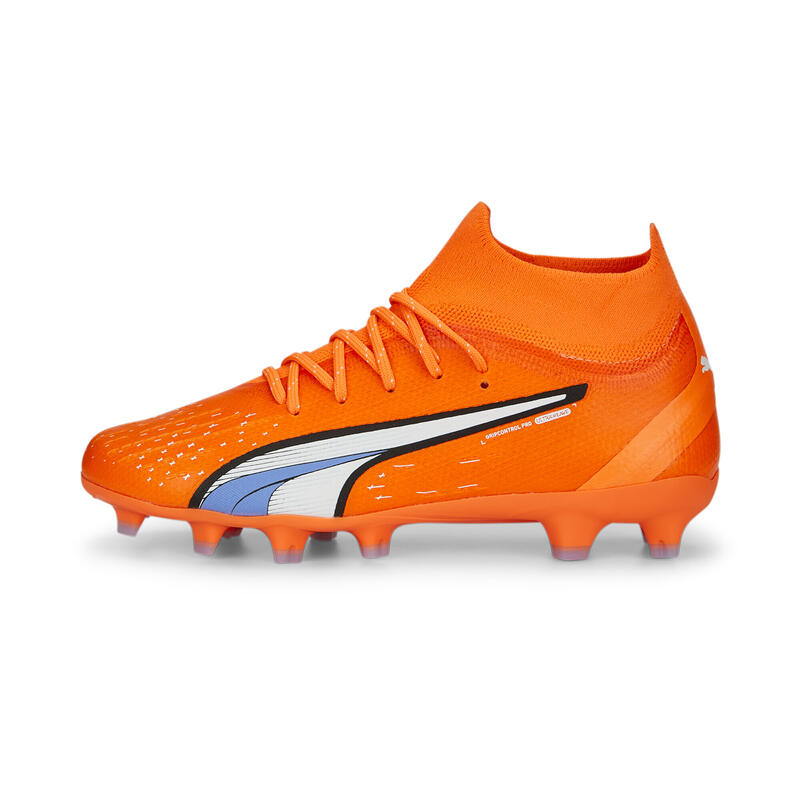 ULTRA Pro FG/AG Fußballschuhe Jugendliche PUMA Ultra Orange White Blue Glimmer