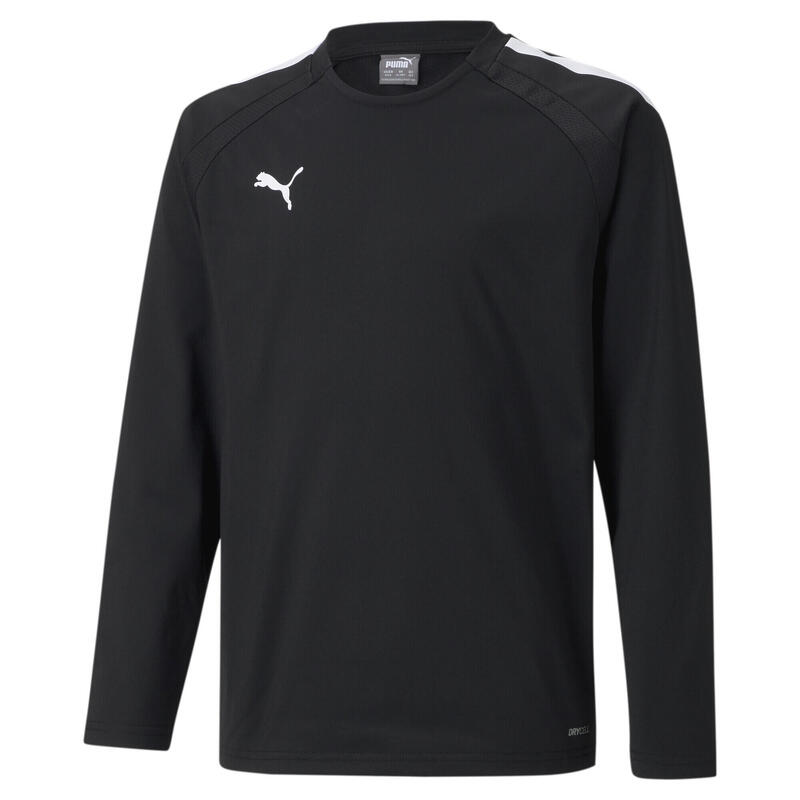 Sudadera de entrenamiento de fútbol Niños teamLIGA PUMA Negra