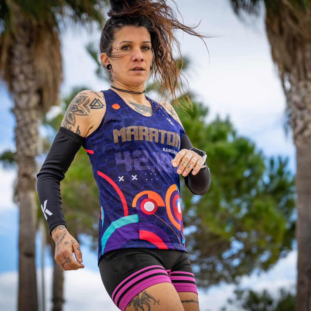 Maillot running femme sale