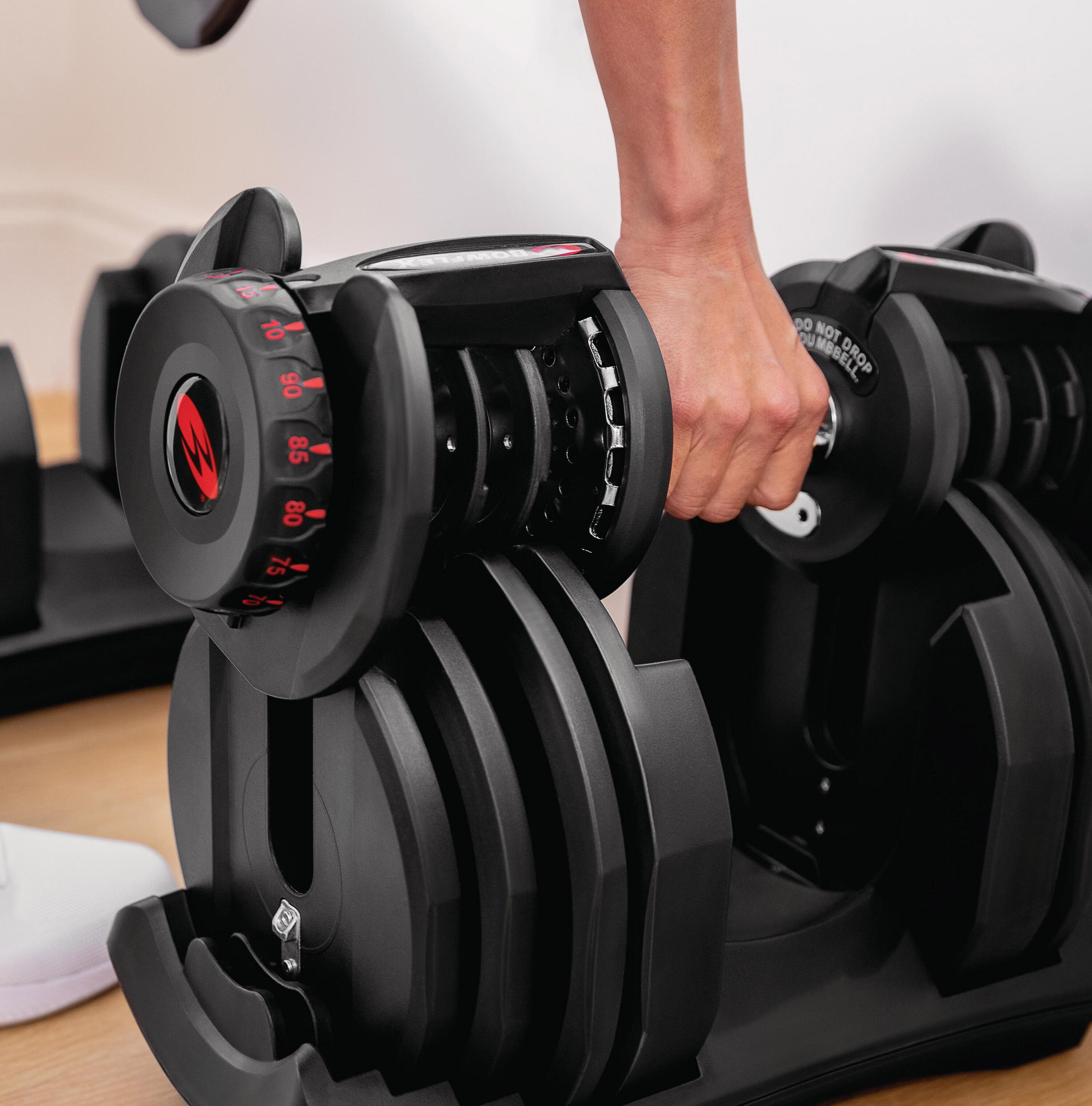 Nastavitelná činka SelectTech 1090i – 41 kg, 17 úrovní, kompaktní 5/5