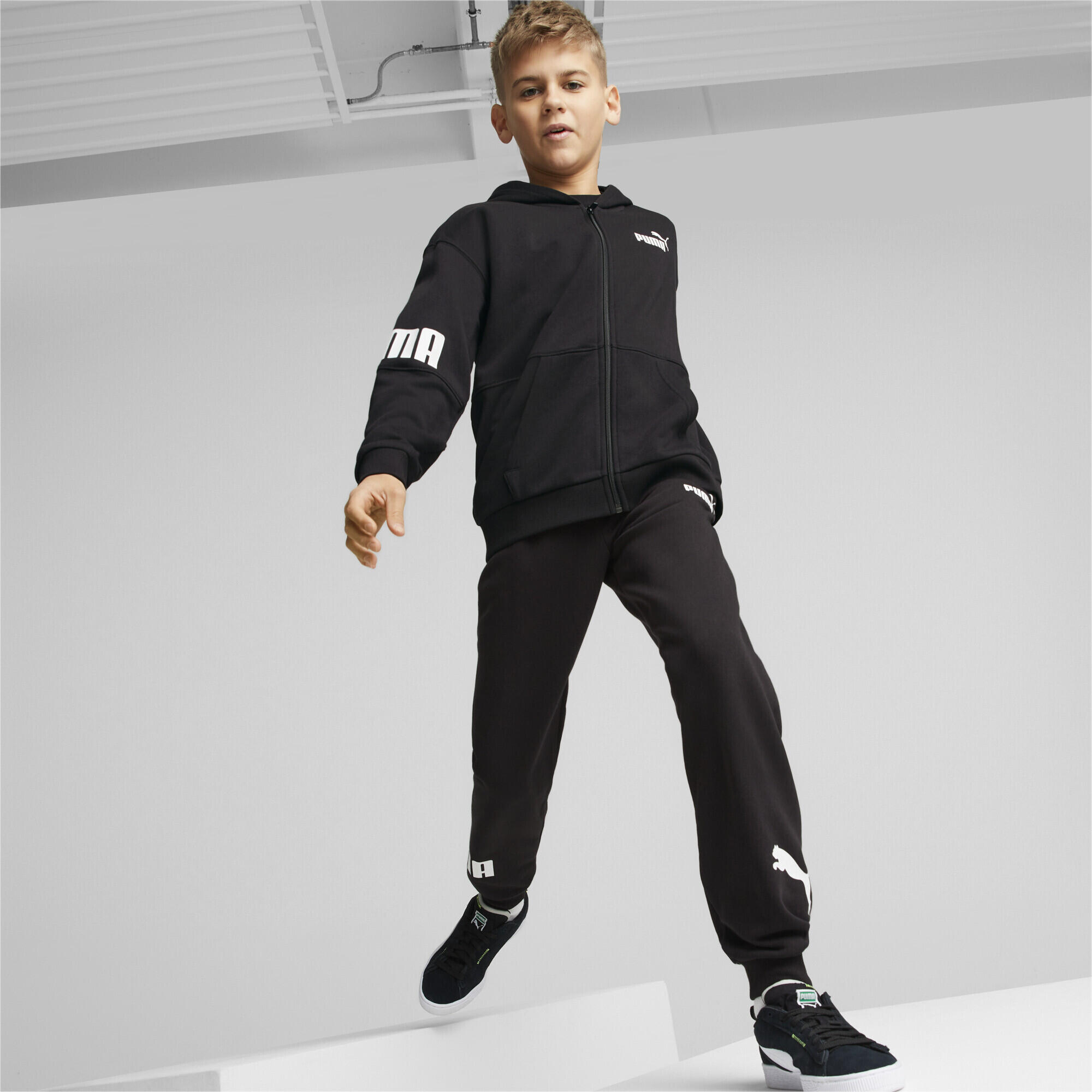 Bluza Sportowa Chłopięca Puma Power Fz Tr 4/7