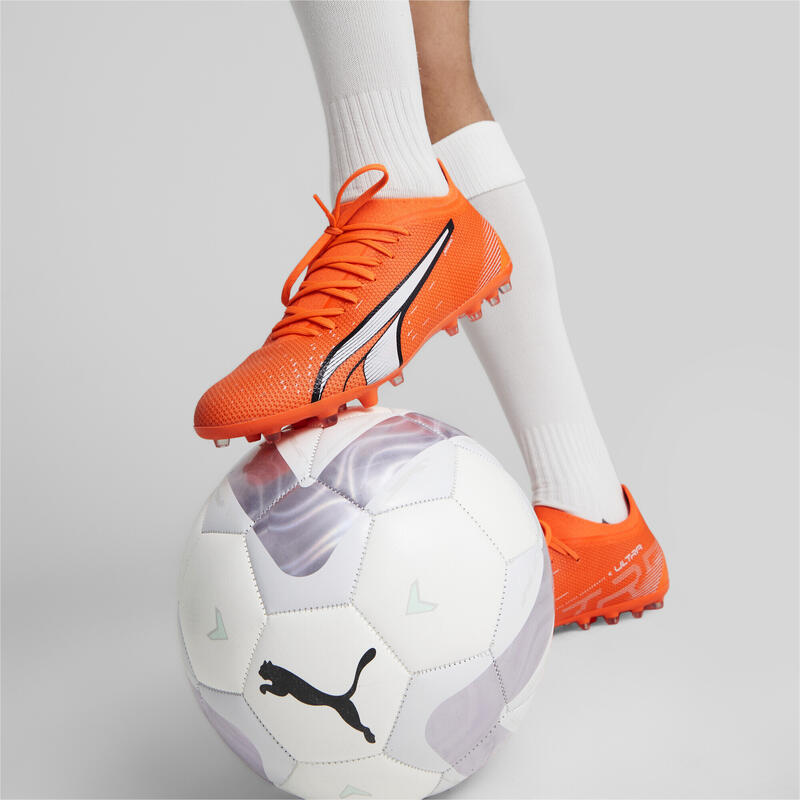 Botas de fútbol Hombre ULTRA Match MG PUMA Ultra Orange White Blue Glimmer