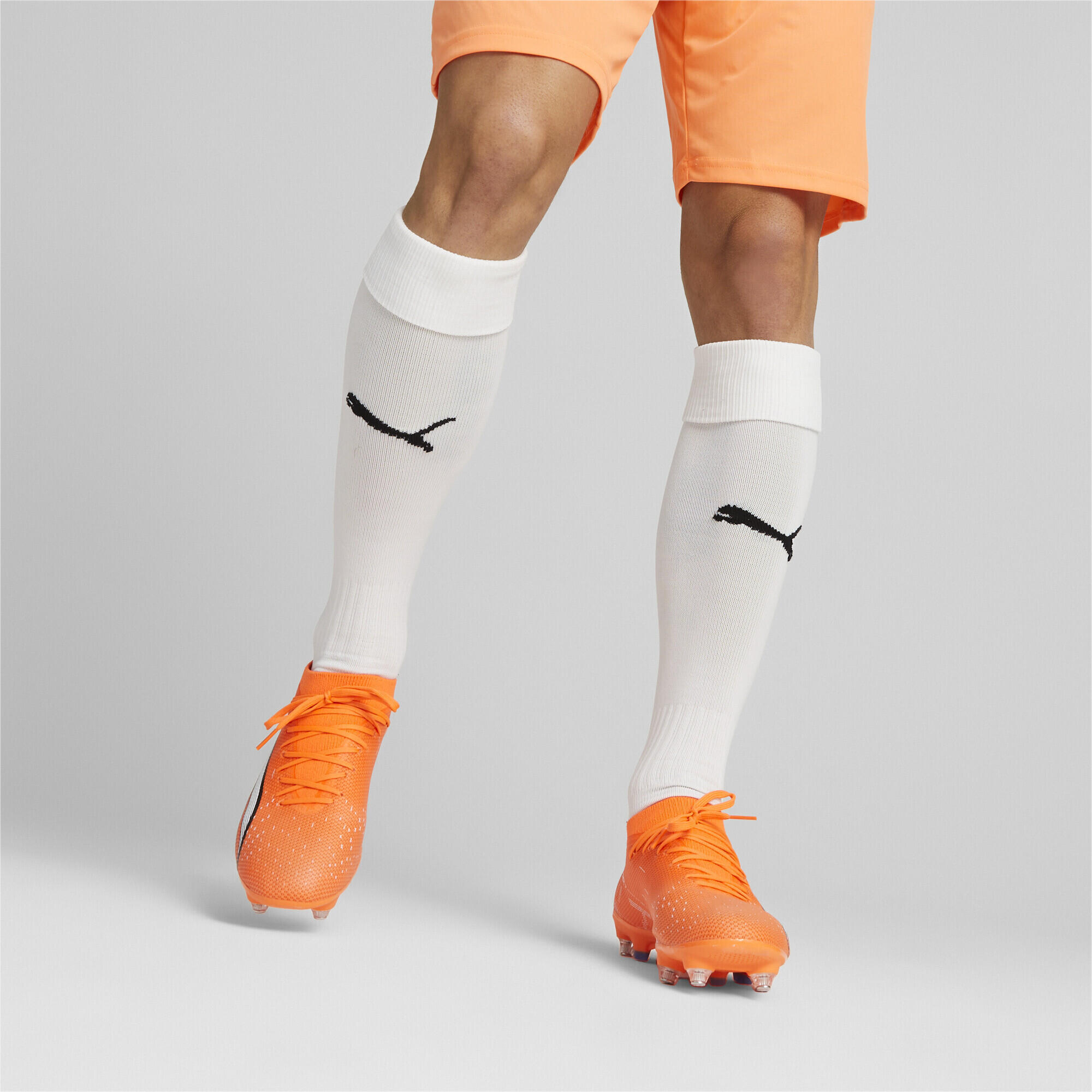 Botas de fútbol Hombre ULTRA Match MxSG PUMA Ultra Orange White Blue Glimmer 4/15
