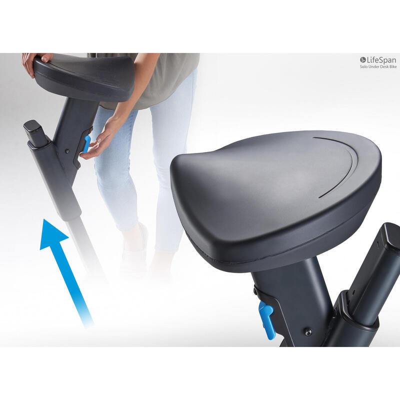 Bicicleta estática LifeSpan para mesa - Postura ergonômica