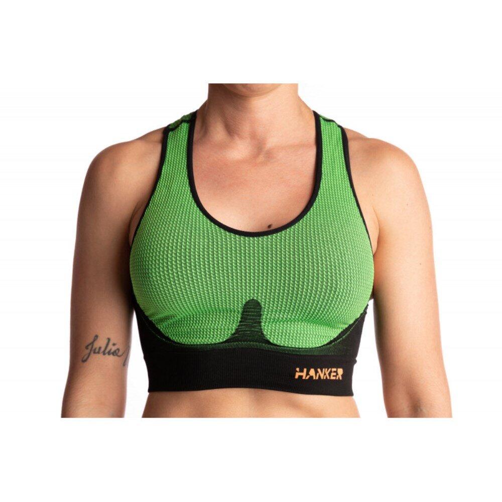 HANKER Sujetador deportivo Yemen running Mujer Verde HANKER