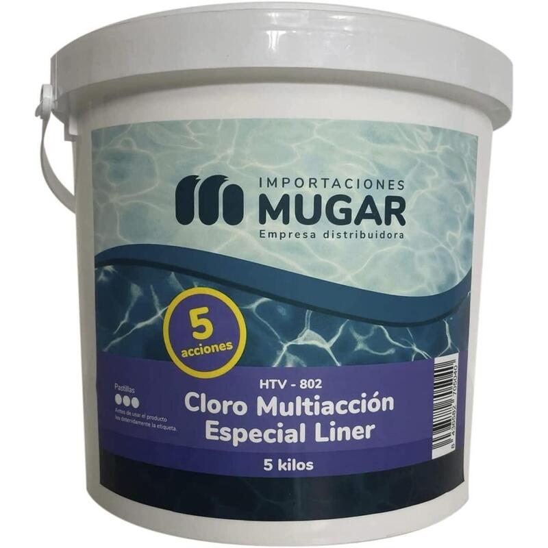 Cloro Piscinas Multiacción Especial Liner MUGAR 5kg