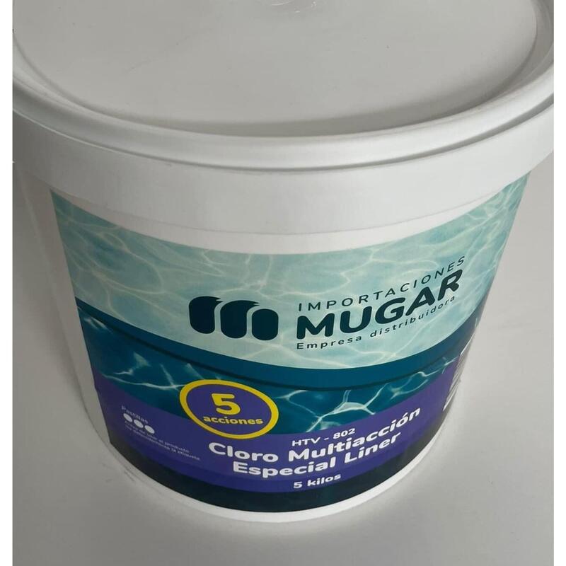 Cloro Piscinas Multiacción Especial Liner MUGAR 5kg