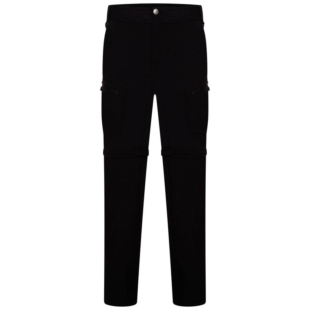 Mens Tuned In II Multi Pocket Zip Off Walking Trousers (Black)