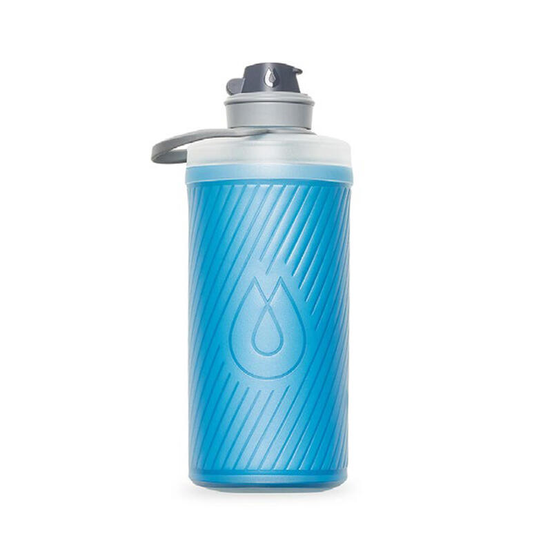 (GF420) Flux Bottle Collapsible Sports Water Bottle 1L - Tahoe Blue