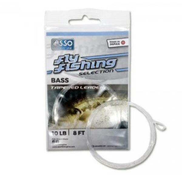 Asso Bass Tapered Leader - 8 FT