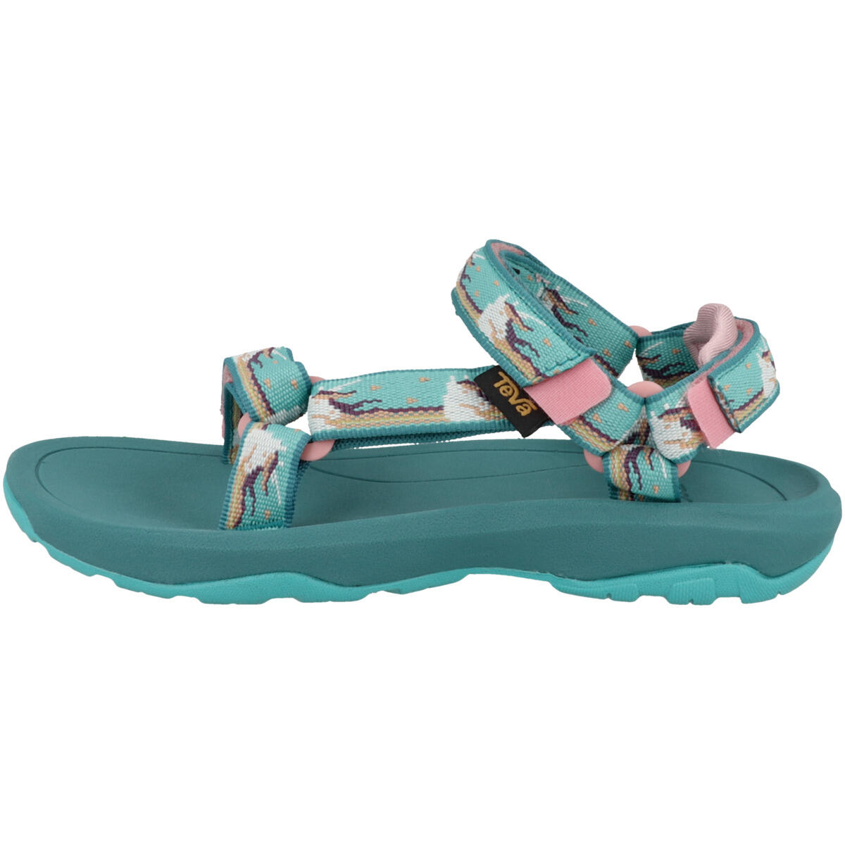 Teva - Sandales Enfant Teva Hurricane Xlt 2 Unicorn Waterfall 28 - Sandales - Bleu|rose - Decathlon