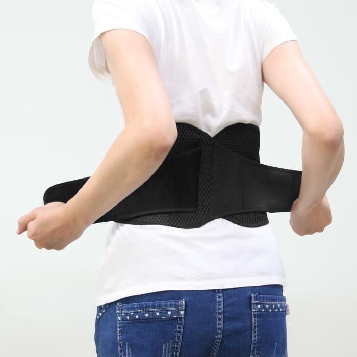 透氣調整型護腰帶 (一個裝) - 黑色