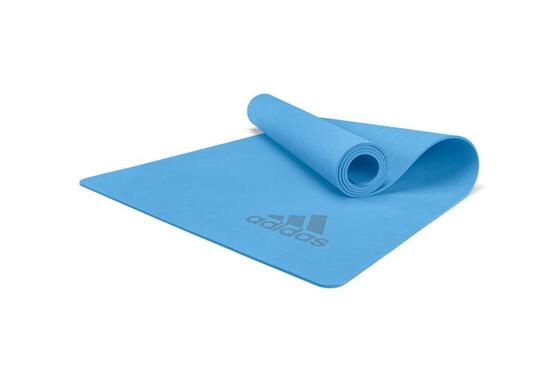 Tapis de yoga Adidas Premium, 5 mm, bleu
