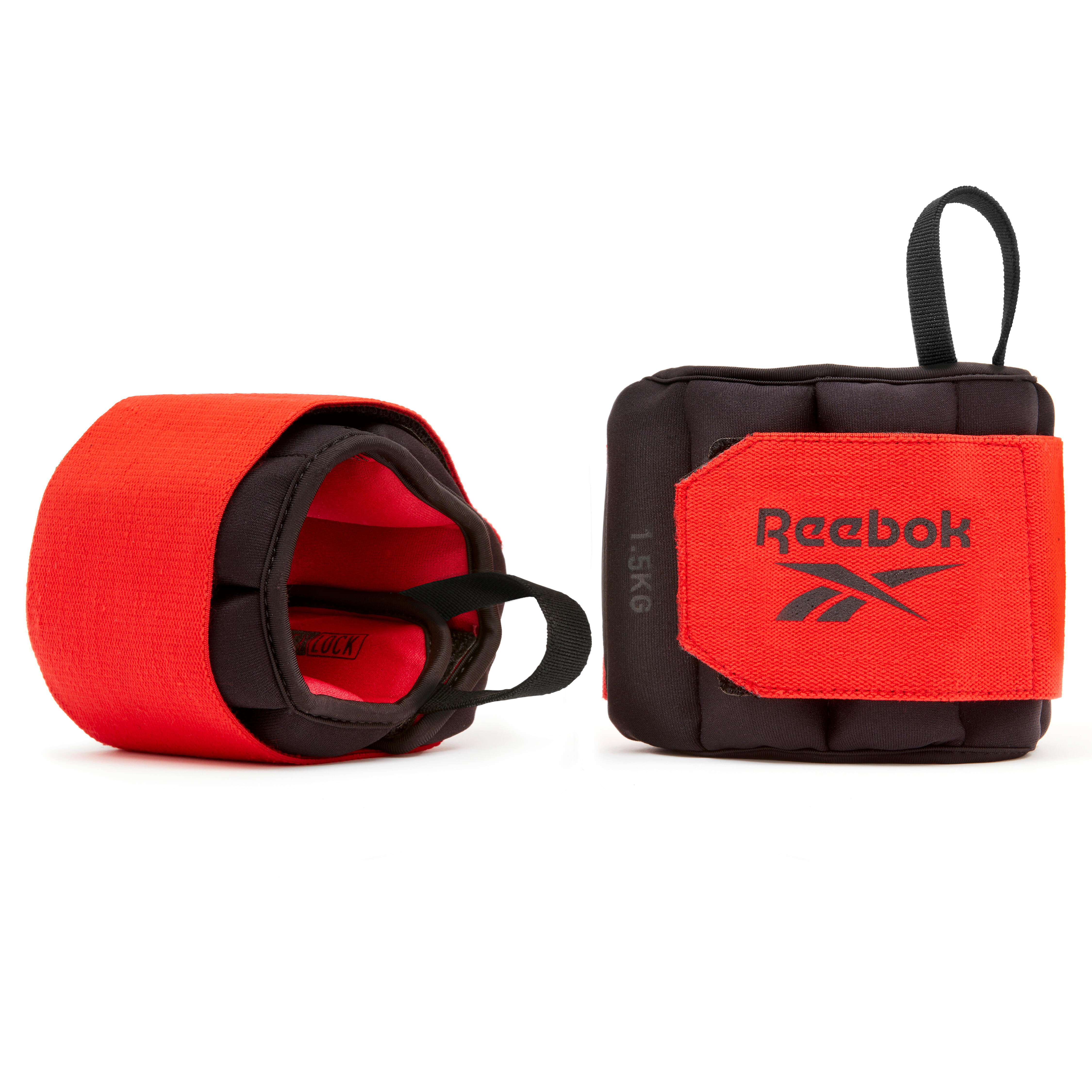 Reebok - Poids De Poignet Flexlock, 1,5 Kg (paire) - Bracelets Lestés - Rouge - Decathlon