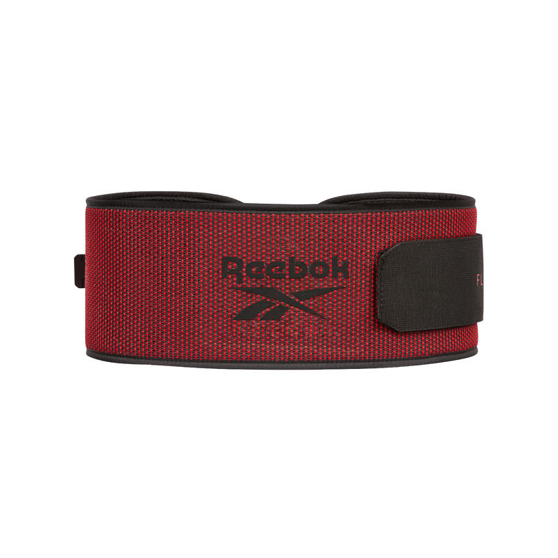 Flexweave Powerlifting-Gürtel rot Reebok