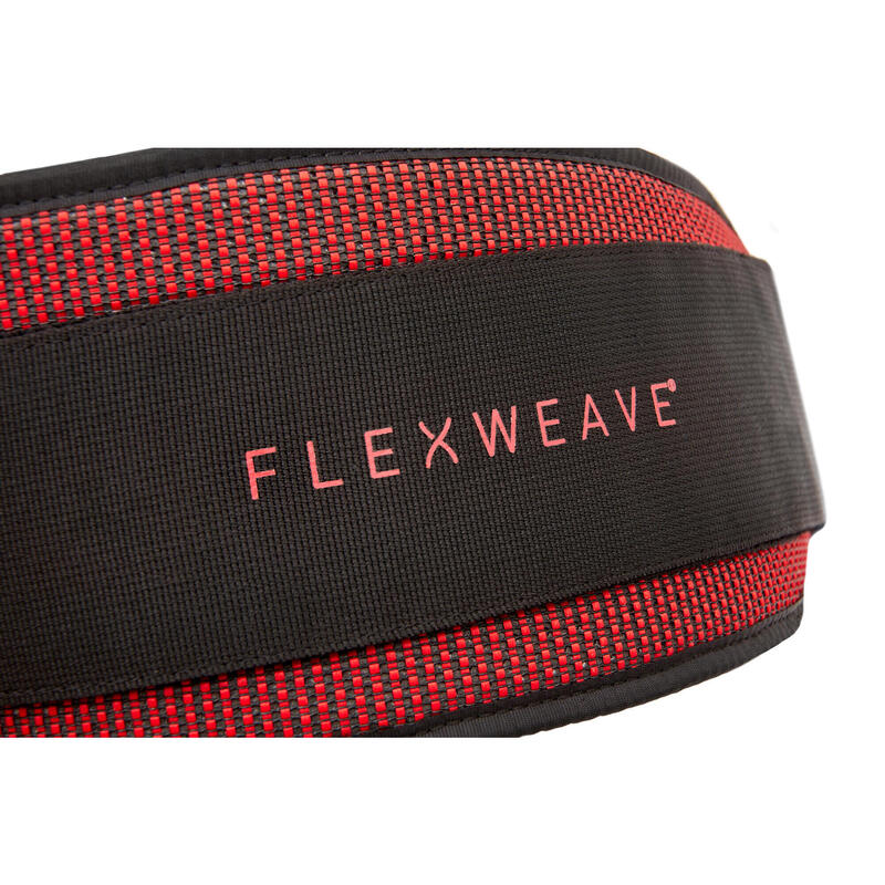 Flexweave Powerlifting-Gürtel rot Reebok