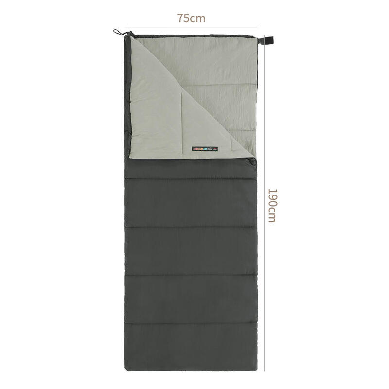 F150 Upgraded Envelope Cotton Sleeping Bag-Grey