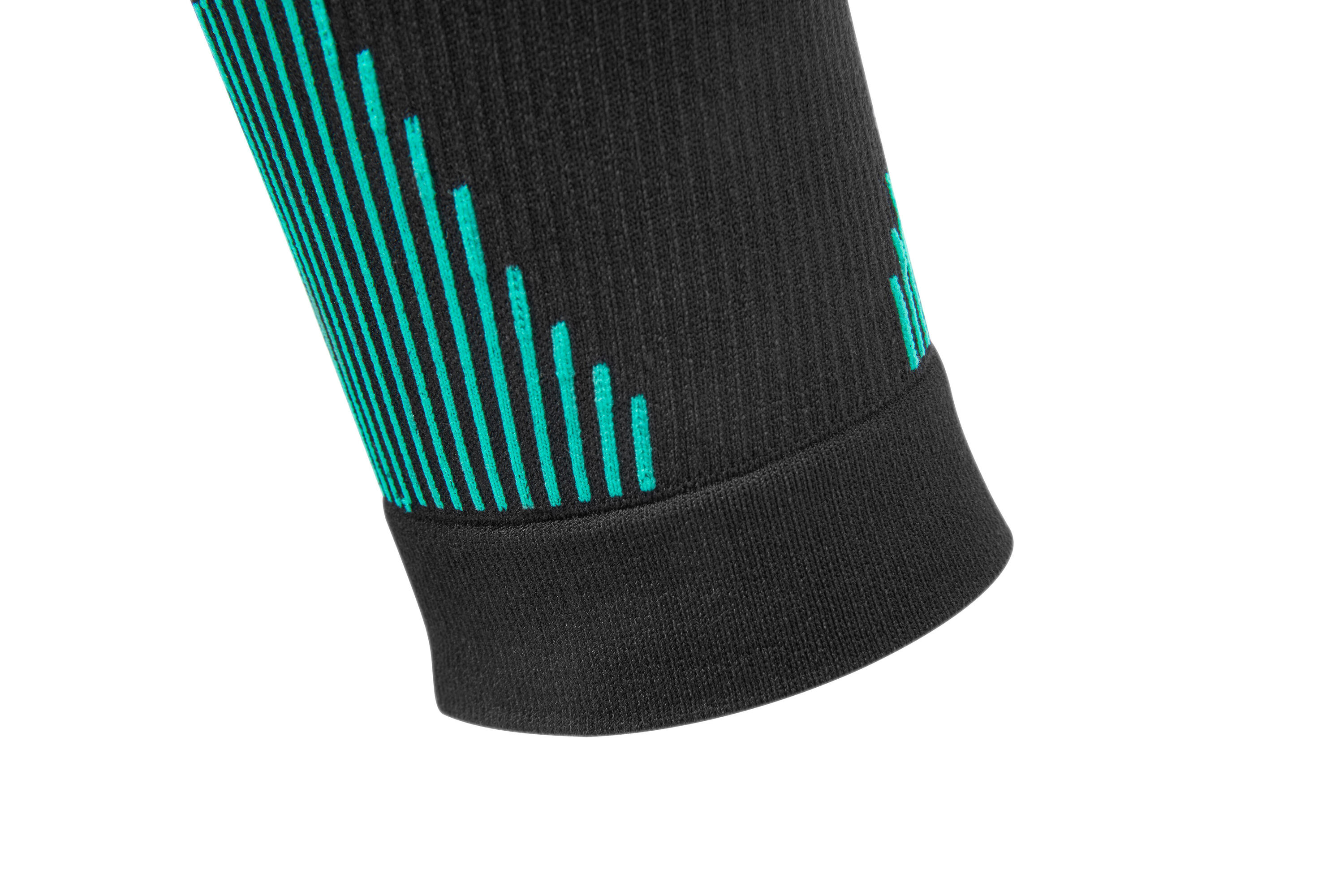 Manchon de compression tricoté Reebok pour mollet, noir M 4/5