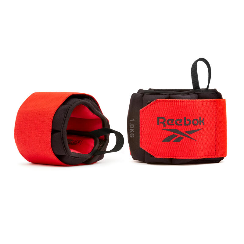 Flexlock Handgelenkgewichte schwarz/rot (Paar) Reebok