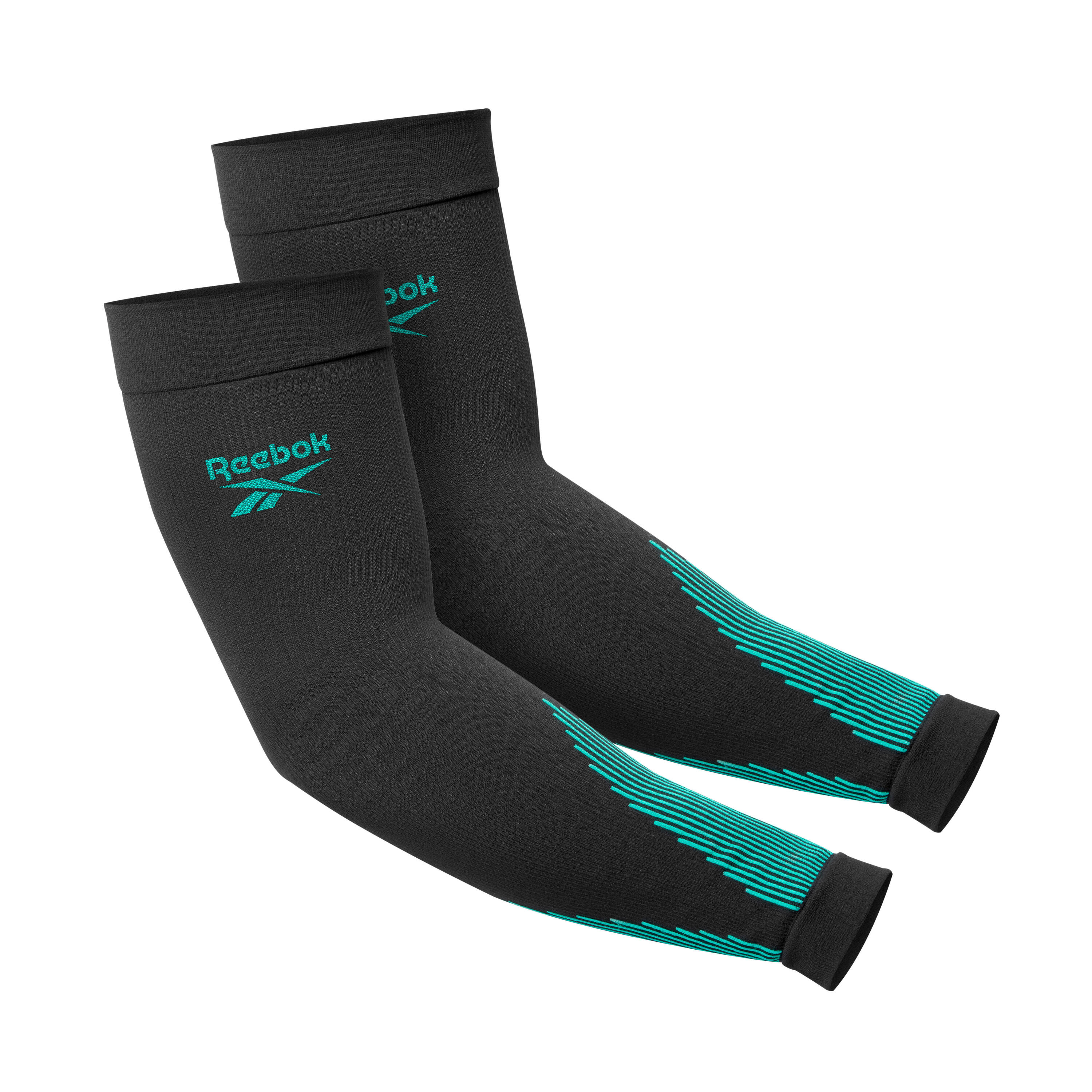 REEBOK Knitted Compression Arm Sleeve, Schwarz M