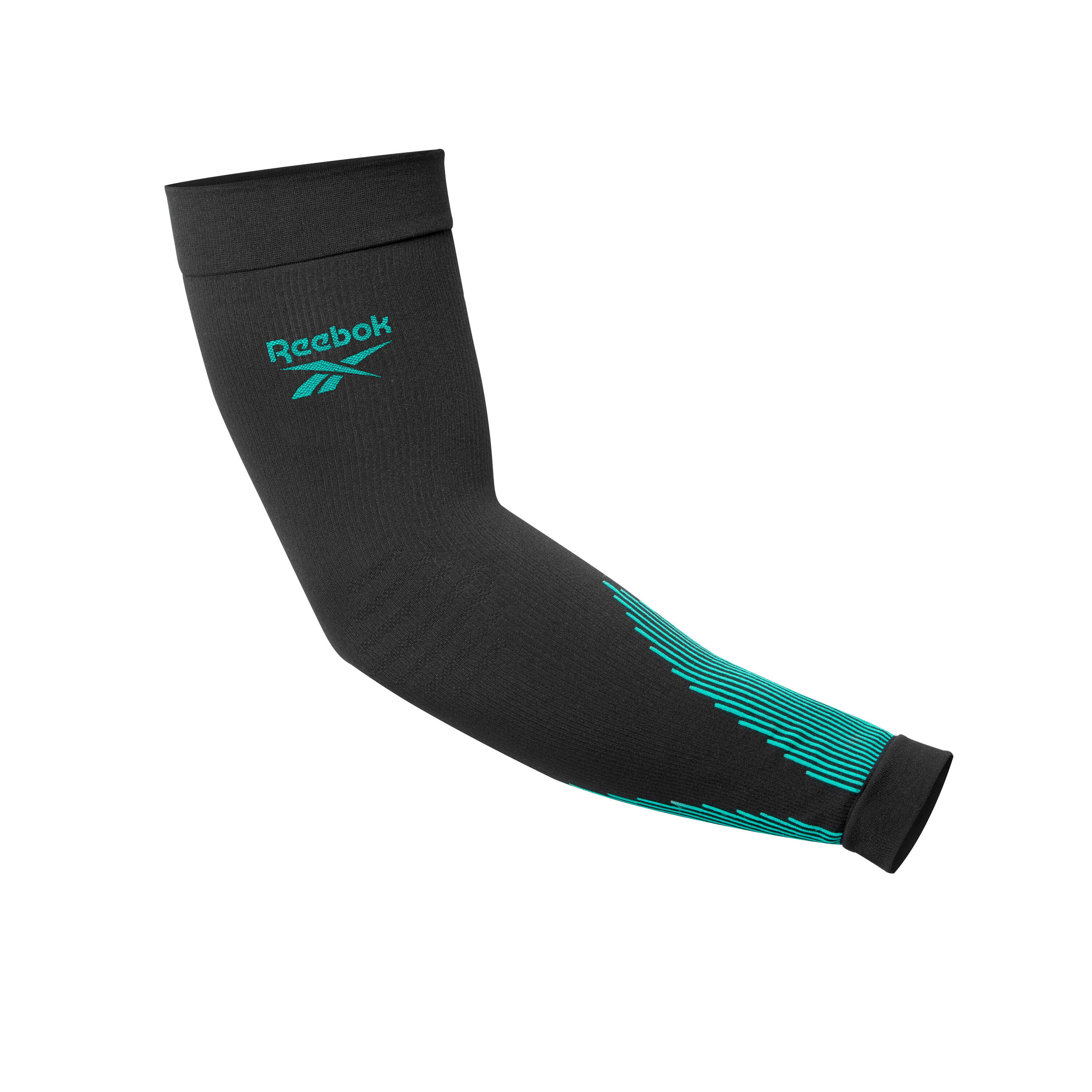 Manche de bras de compression tricotée Reebok, L noir 2/5