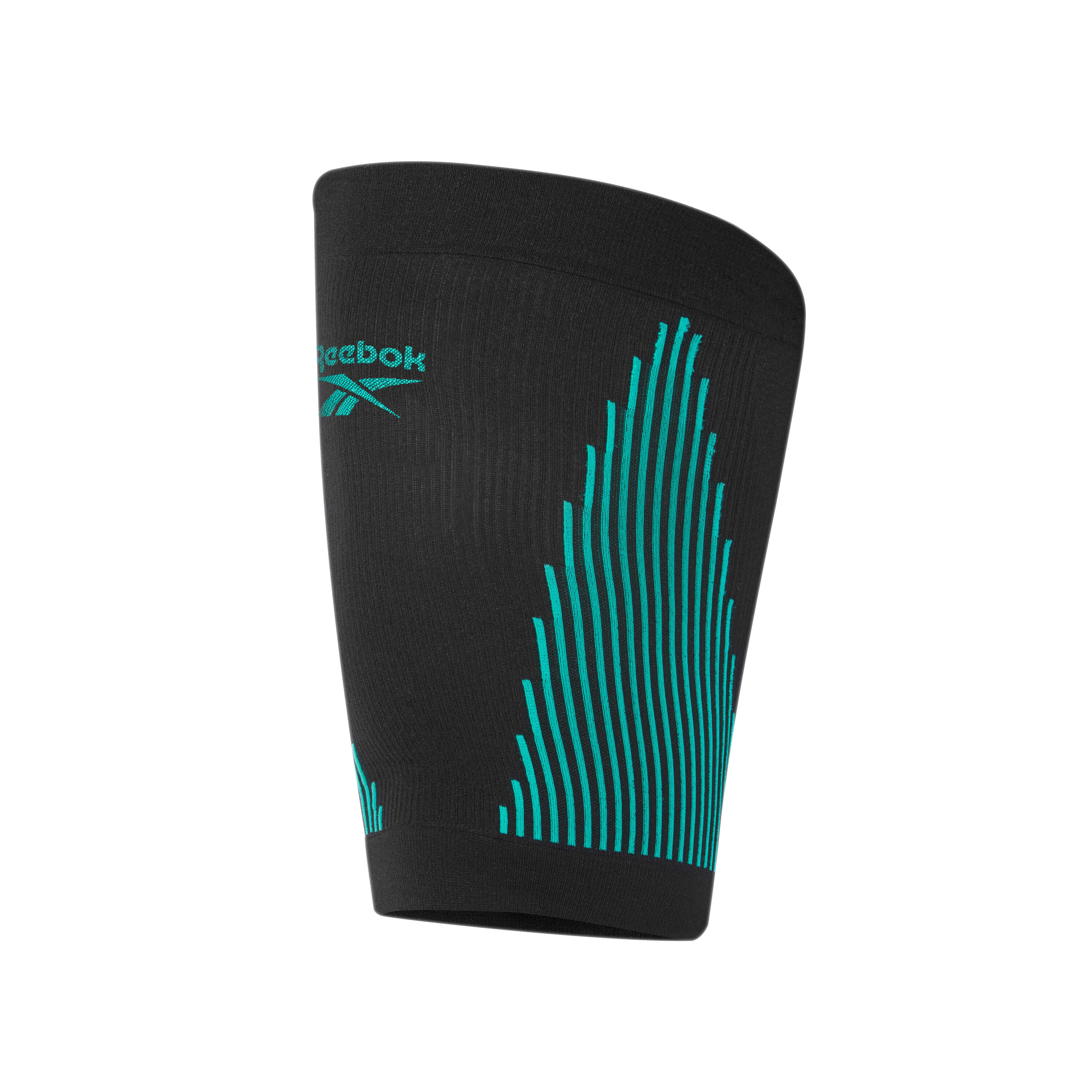Reebok Knitted Compression Thigh Sleeve, Schwarz M 2/4