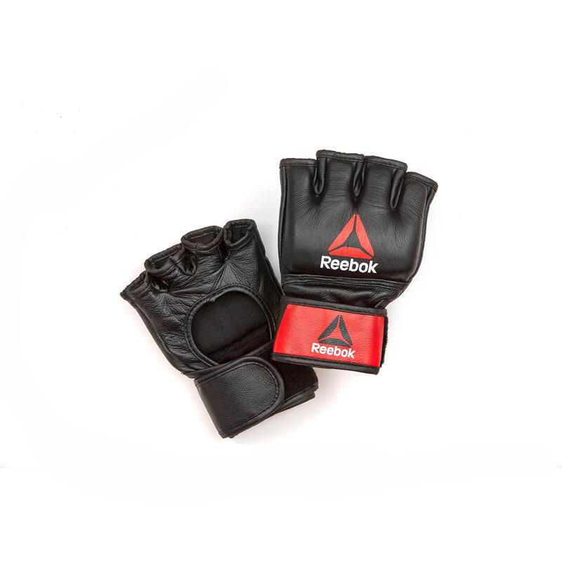 MMA Handschuhe Leder schwarz/rot Reebok