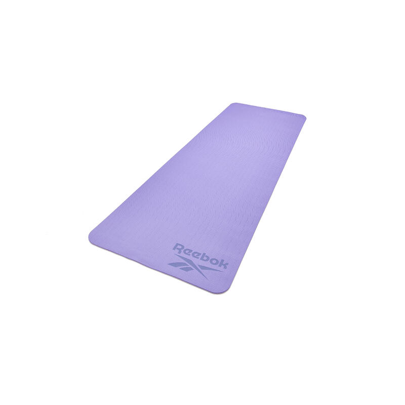 Reebok Yogamatte, 6mm, doppelseitig, Lila