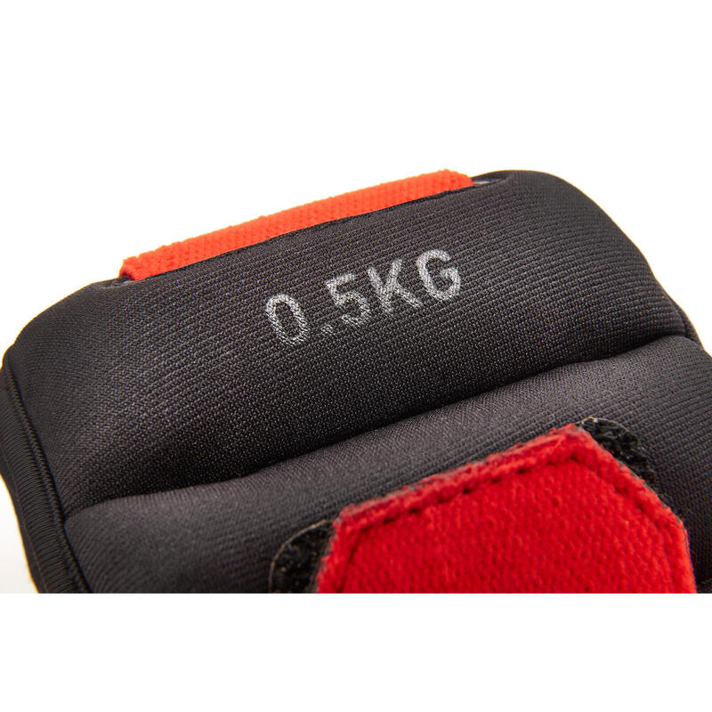 Flexlock Gewichtsmanschette Knöchel rot/schwarz (Paar) Reebok