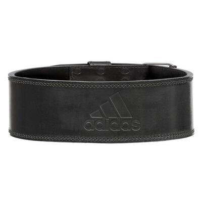 Leder-Gewichthebergürtel schwarz