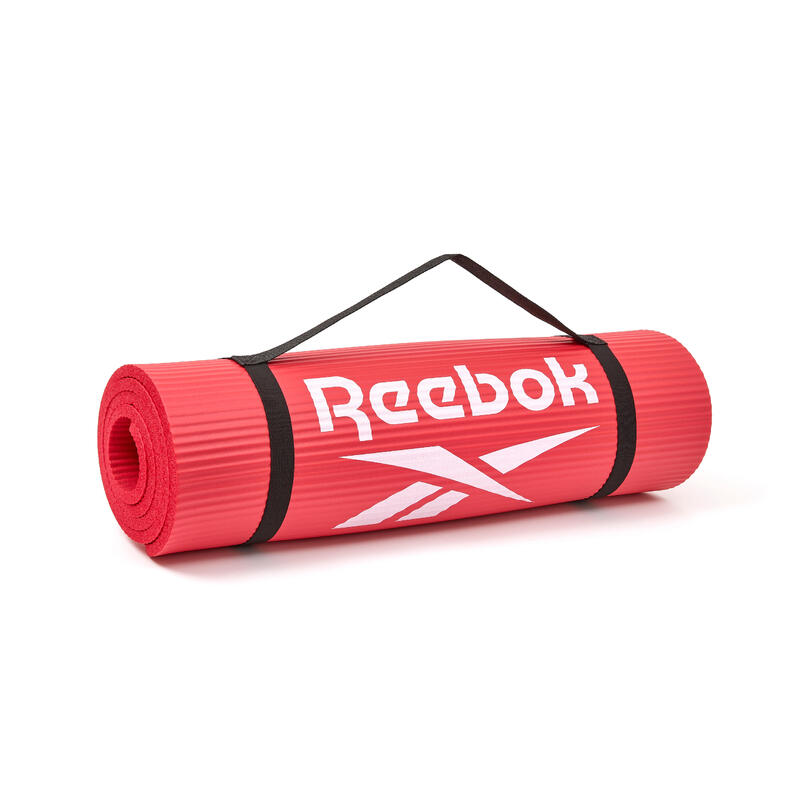 Reebok Fitness-/Trainingsmatte, 10mm, Rot