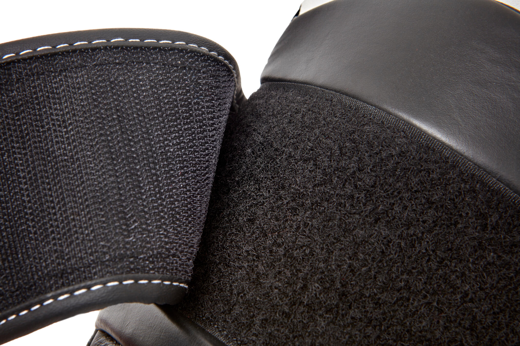 Combat Leder-Boxhandschuhe 10oz Weiß/Schwarz 4/6