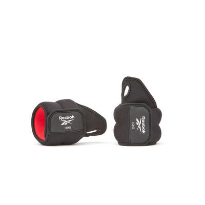 Handgelenkgewichte schwarz/rot (Paar)