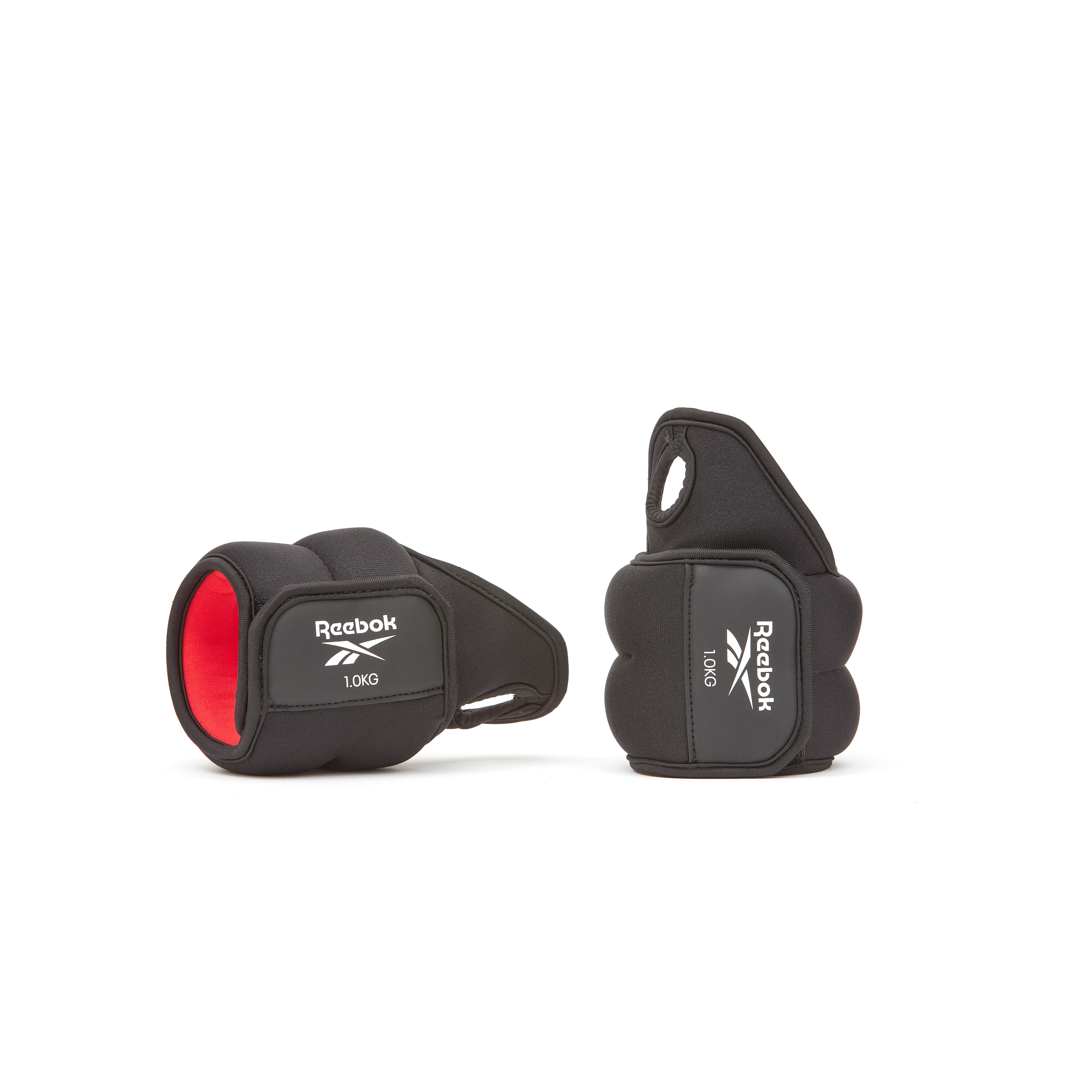 Reebok - Poids Pour Poignets, 2 X 1,0 Kg - Bracelets Lestés - Blanc|noir|rouge - Decathlon
