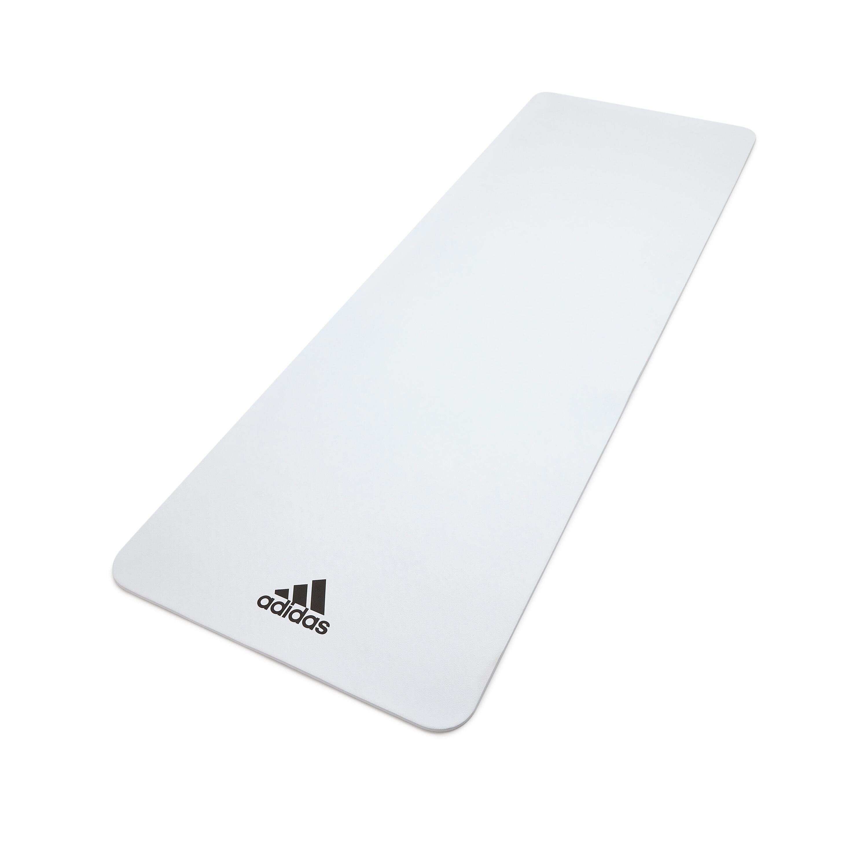 Tapis de fitness et de yoga Adidas, 8 mm, blanc 2/5