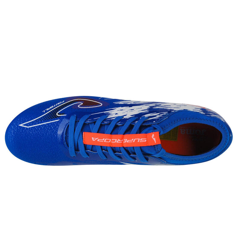 Ghete fotbal Joma SUPER COPA 2204, pentru iarbă artificială, albastru, 43.