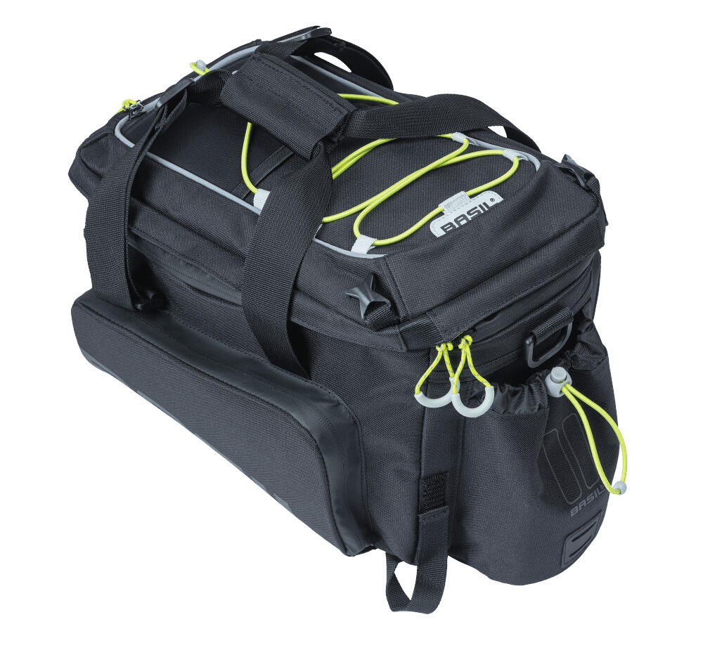 BASIL Bagagedraagtas Miles XL Pro, zwart lime