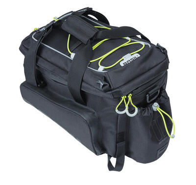 Bagagedraagtas miles xl pro. zwart lime