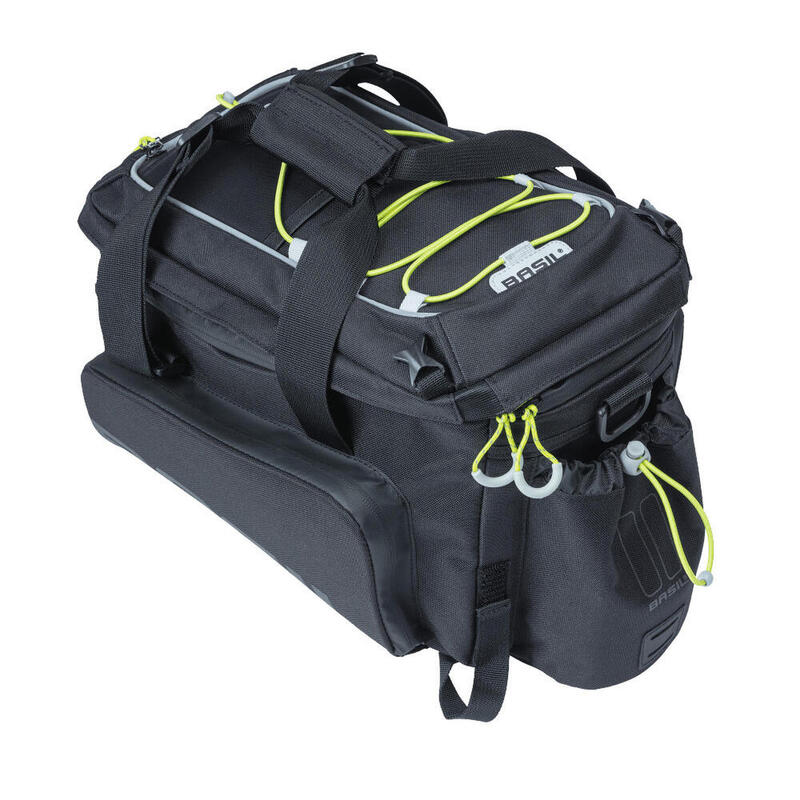 BASIL Bagagedraagtas Miles XL Pro, zwart lime