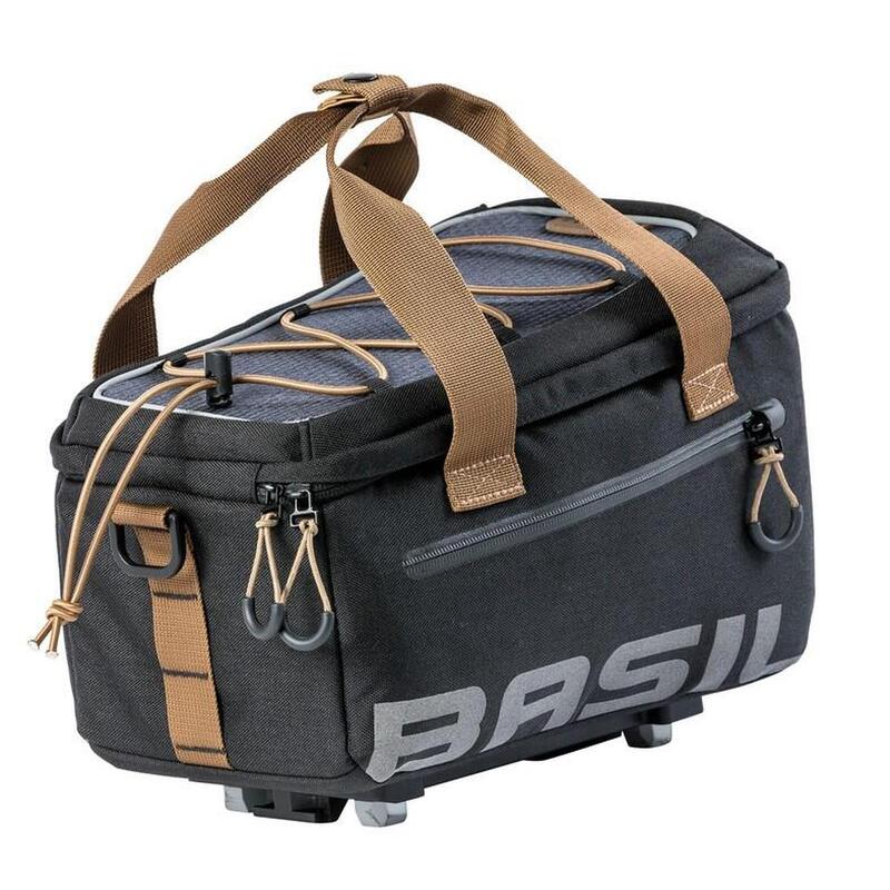 BASIL Sacoche porte-bagages "Miles MIK" - noir/marron