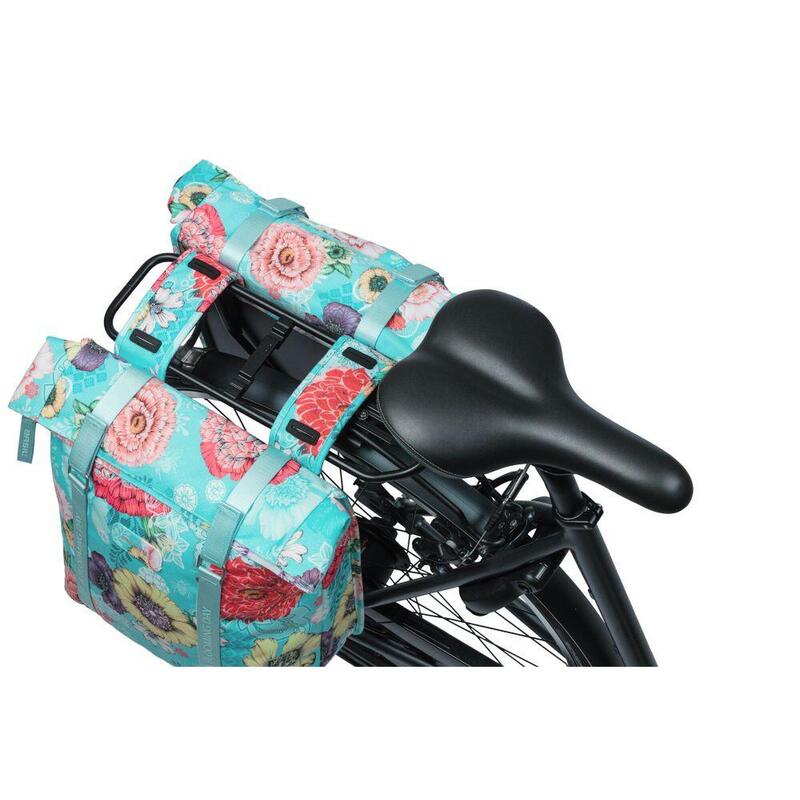 Bolsa de poliéster impermeable para bicicletas con material reflectante Basil bl