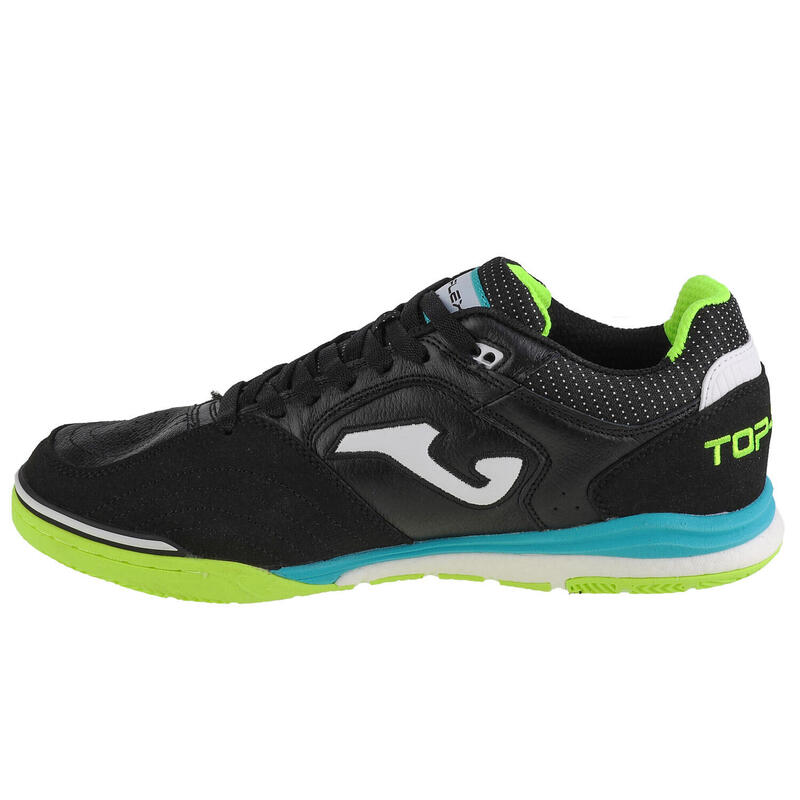 Pantofi sport Jom TOP FLEX REBOUND INDOOR, negru/verde fluo, 42