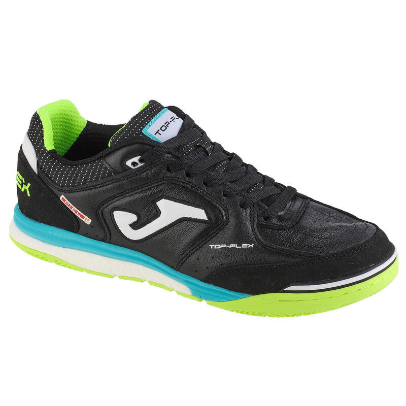 Pantofi sport Jom TOP FLEX REBOUND INDOOR, negru/verde fluo, 42