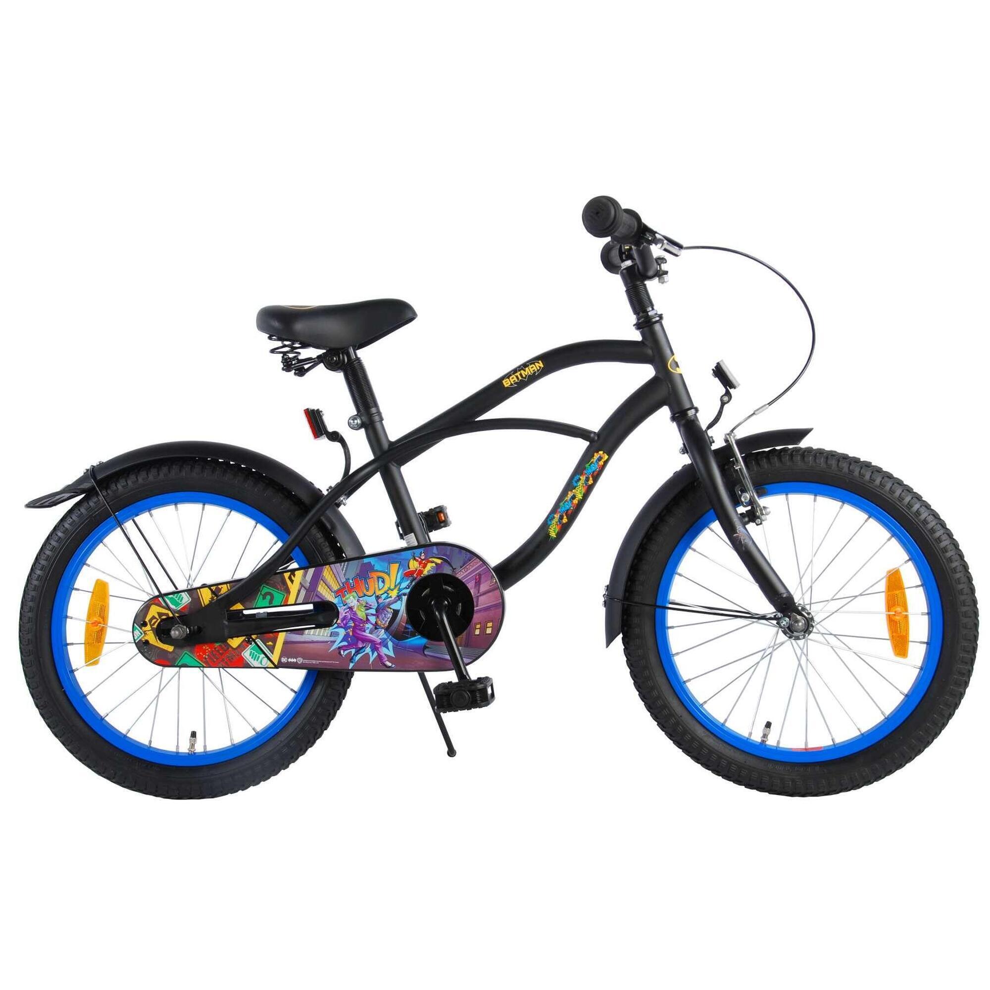 VOLARE BICYCLES VOLARE BICYCLES Kinderfiets BATMAN Cruiser Jongen 18 inch