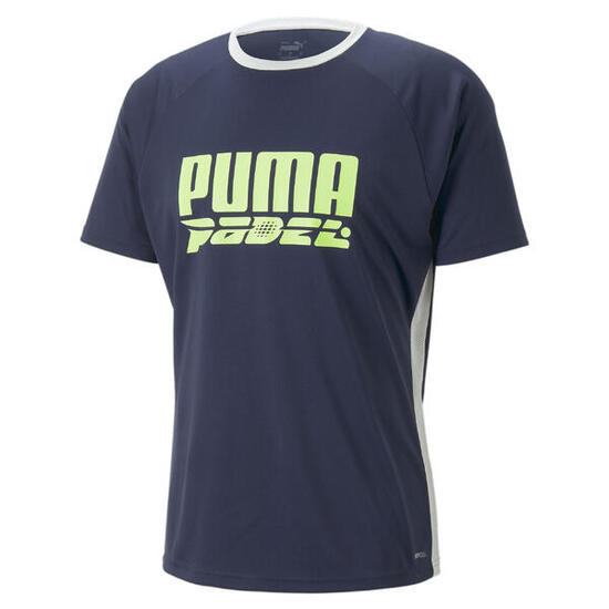 T-shirt teamLIGA Padel Logo da uomo PUMA Black