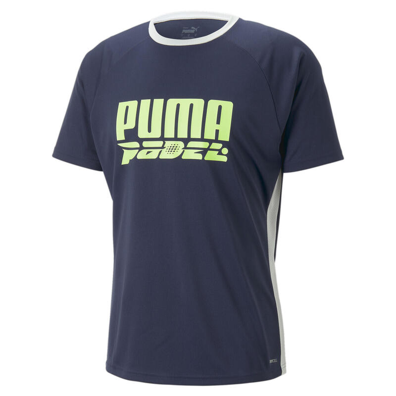 teamLIGA Padel Logo T-Shirt Herren PUMA Navy Blue